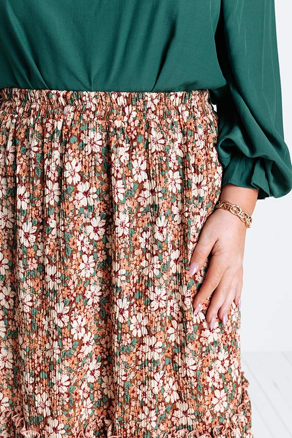 Lisha Floral Skirt Curves