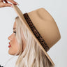 Cuter In Concord Felt Fedora In Khaki Image - 1