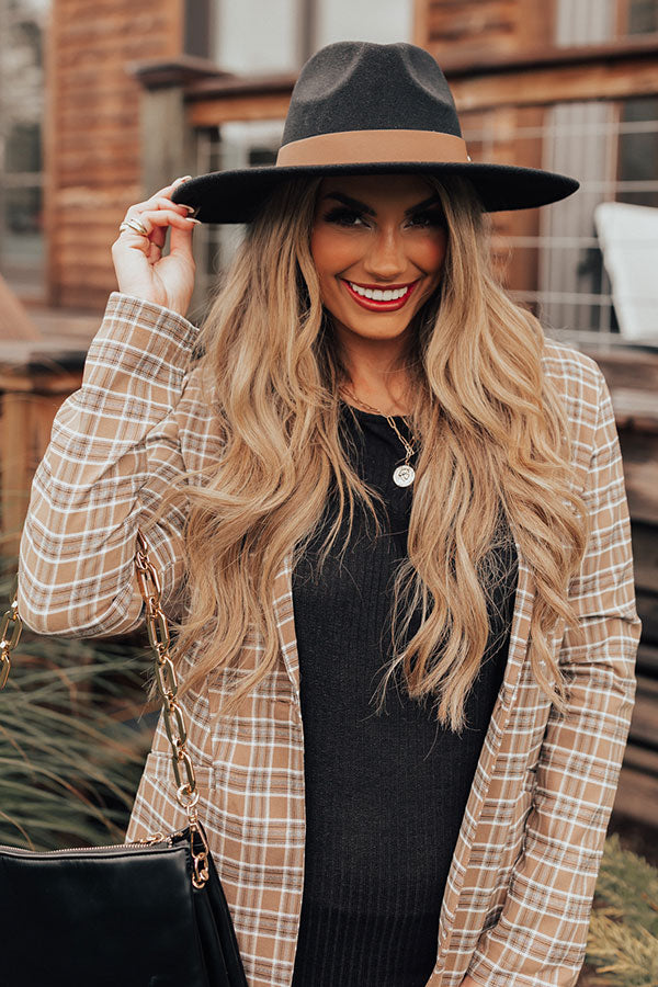 Sweetheart In The City Fedora In Black