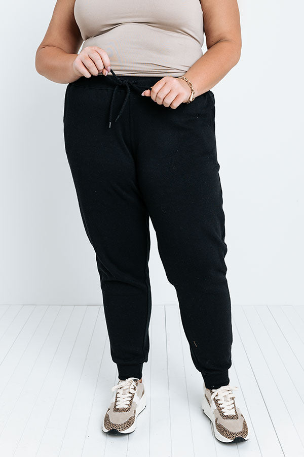 Count On You Joggers In Black • Impressions Online Boutique
