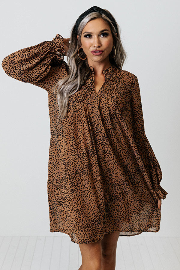 Express 2024 cheetah dress