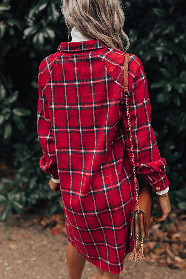 red black flannel dress Red Plaid Flannel Mini Dress Modern Millie