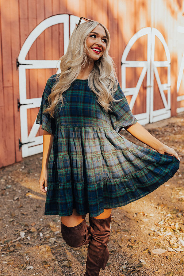 Kind Conversation Plaid Tunic Dress In Green Impressions Online Boutique Kind Conversation Plaid Tunic Dress In Green Impressions Online Boutique