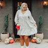 Living For Love Floral Babydoll Dress In Airy Blue Curves Image - 1