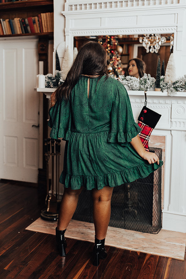 Chic Sweetheart Snake Print Shift Dress in Hunter Green Curves Impressions Online Boutique Chic Sweetheart Snake Print Shift Dress in Hunter Green Curves Impressions Online Boutique