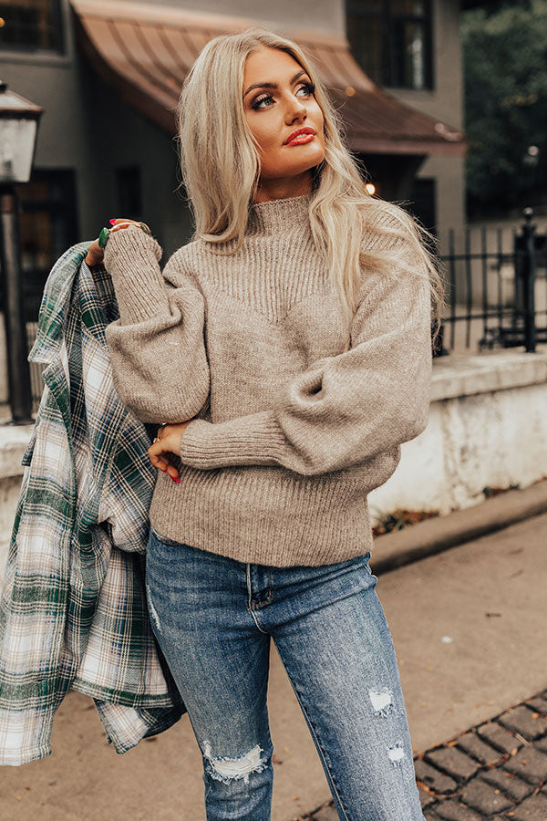 Quick Trip To Brooklyn Sweater In Birch