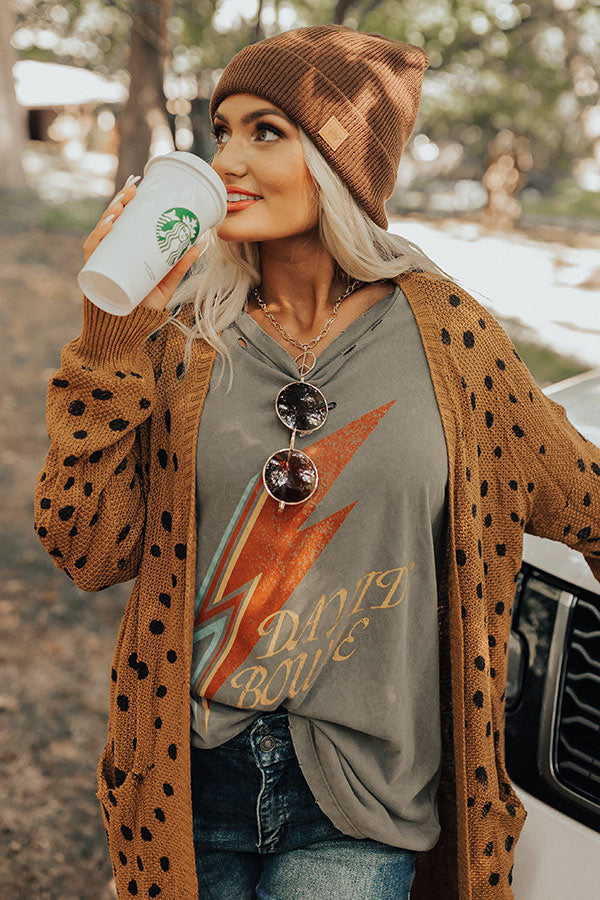Sundown Chill Beanie In Mocha