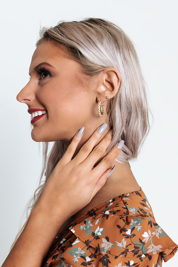 Take In The Sights Hoop Earrings