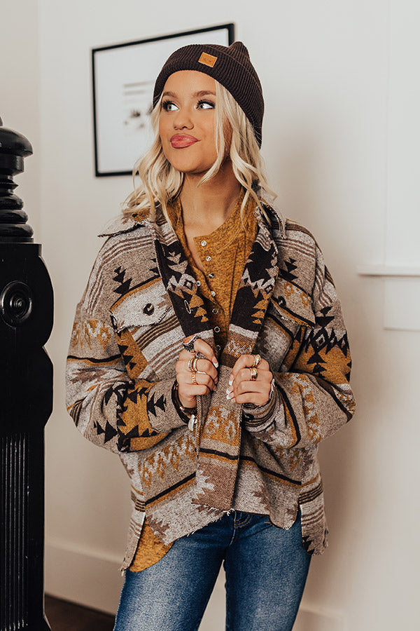 Writers Retreat Jacket In Mocha