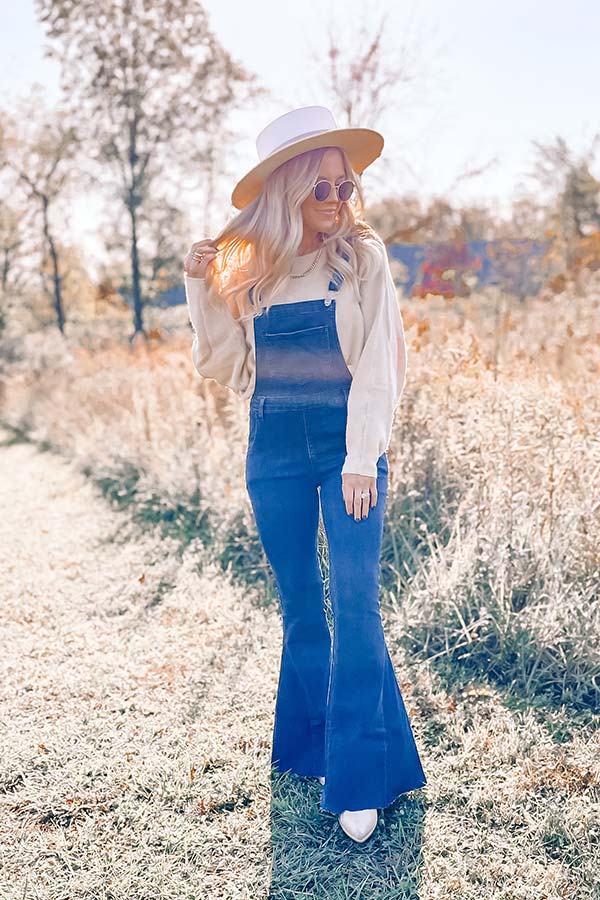 The Lizabeth Flare Overalls Impressions Online Boutique The Lizabeth Flare Overalls Impressions Online Boutique
