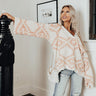 Happy By The Fire Popcorn Knit Sweater In Pink Image - 1