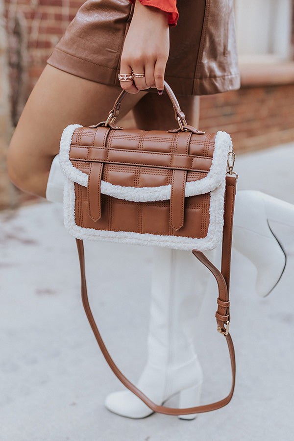 Sweet Distraction Faux Leather Crossbody
