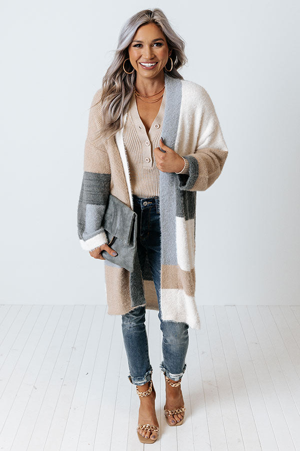 Grab My Hand Colorblock Cardigan Image - 1
