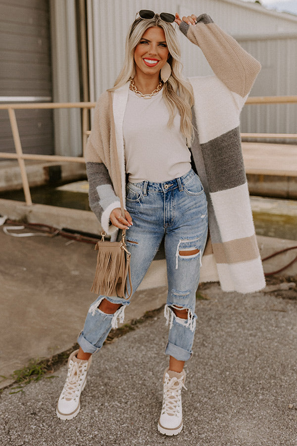 Grab My Hand Colorblock Cardigan Image - 1