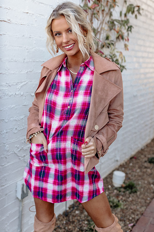 Deciding Factor Plaid Dress