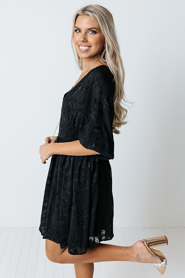 Confidence On Speed Dial Dress In Black