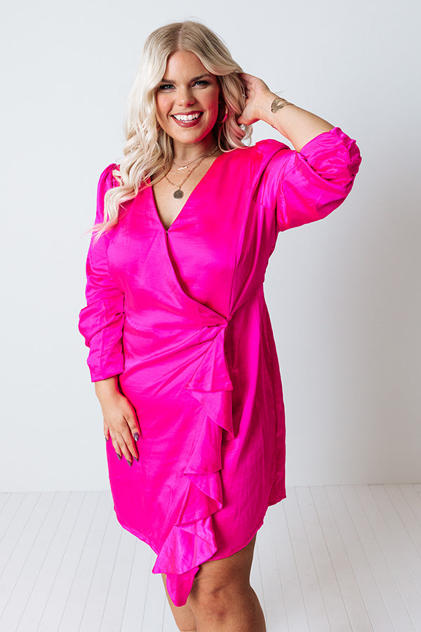 Always Memorable Satin Wrap Dress Curves Impressions Online Boutique Always Memorable Satin Wrap Dress Curves Impressions Online Boutique