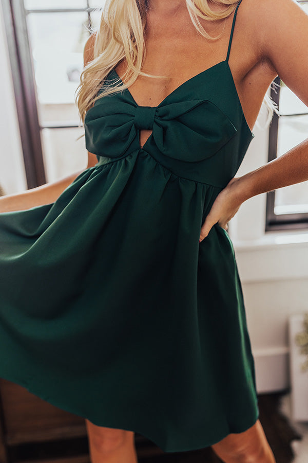 hunter green skater dress Lulus Hunter Green Dress - Green Skater Dress