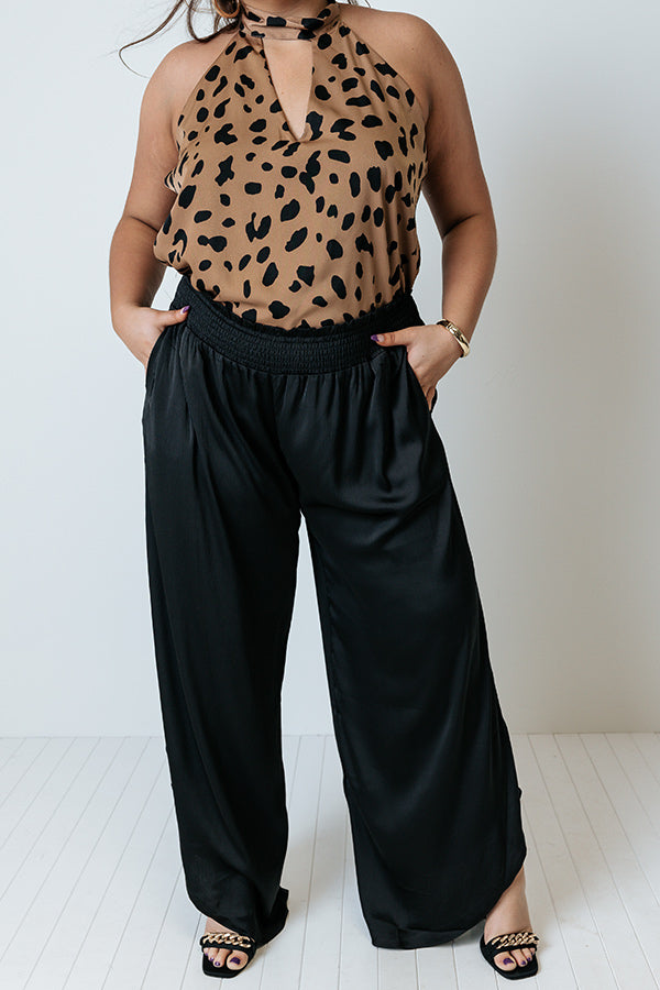 The Barrett High Waist Pants In Black Curves