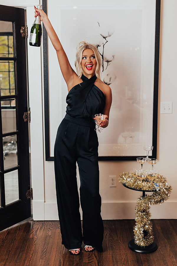 Deeply Loved Satin Jumpsuit