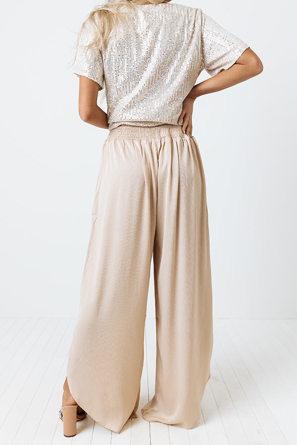 The Barrett High Waist Pants In Champagne