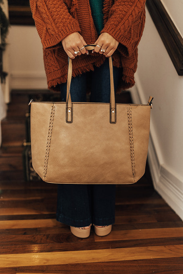 Wanted You Forever Faux Leather Tote