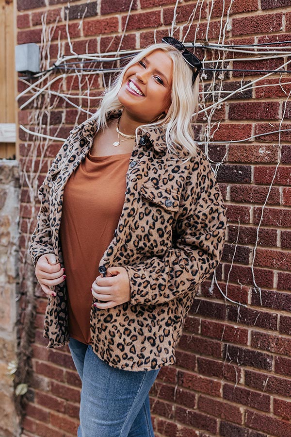 Don't Worry About A Thing Leopard Jacket Curves