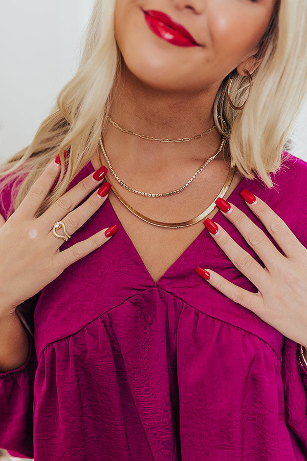 Wishing For Wanderlust Layered Necklace