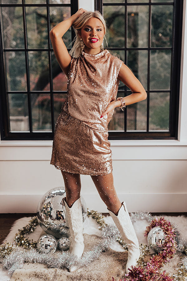 Bright In The City Sequin Dress In Champange Impressions Online Boutique Bright In The City Sequin Dress In Champange Impressions Online Boutique