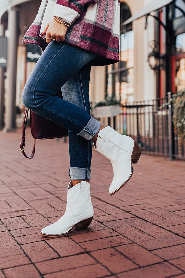 The Ludette Faux Leather Cowboy Boot