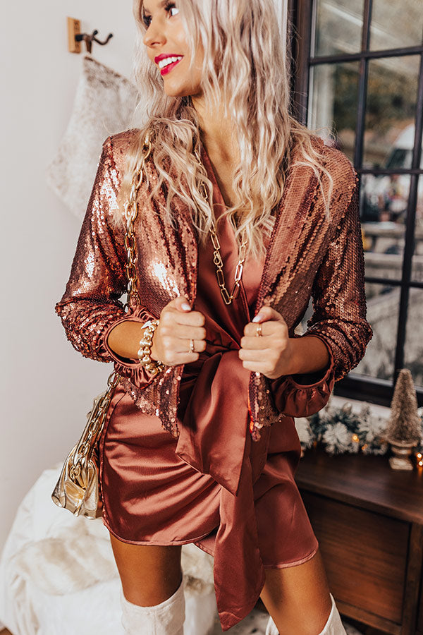 Path To Party Sequin Blazer