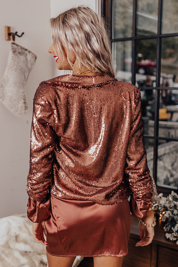 Path To Party Sequin Blazer