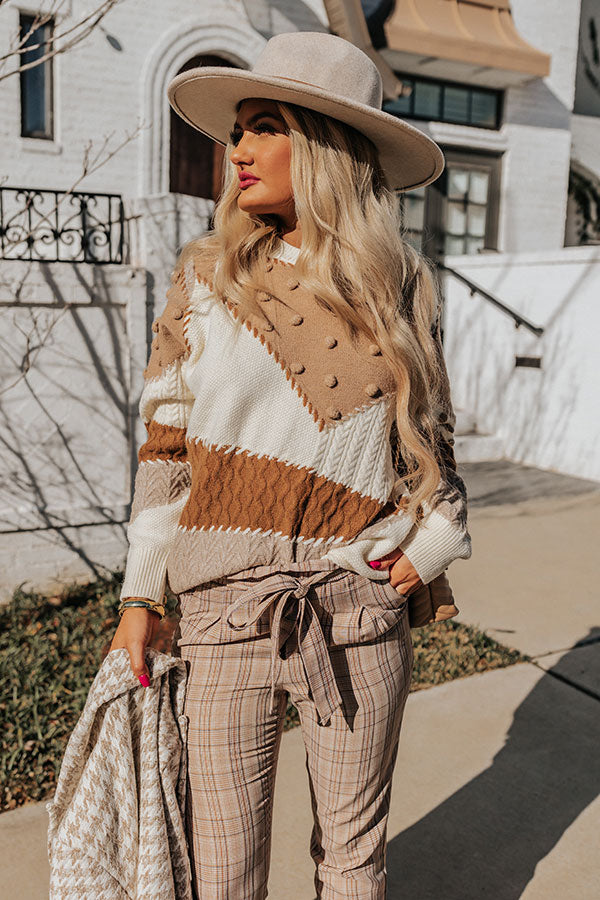 Coolest Feeling Color Block Sweater