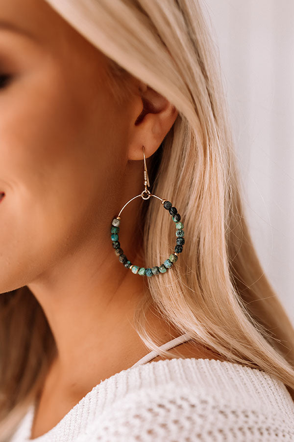 The Chloe 5 Earrings in Ocean Wave