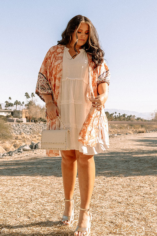 Super Chic Babydoll Dress In White Curves – Impressions Online Boutique