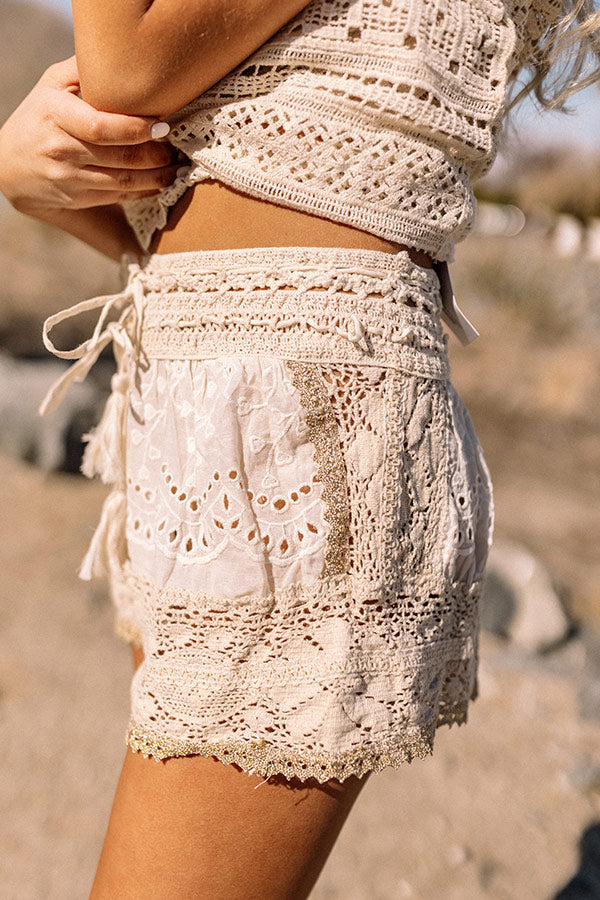 Cabana Love Eyelet Shorts