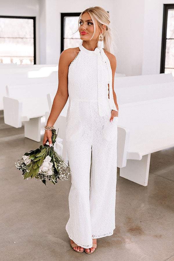 Love You Most Lace Jumpsuit