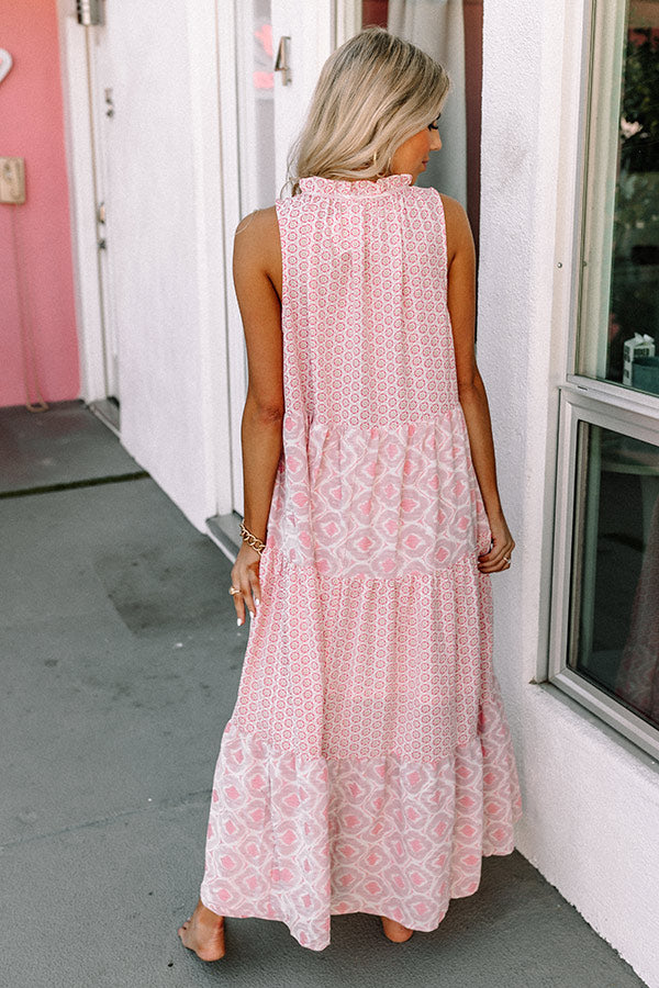 Deep Waters Colorblock Midi In Pink Image - 4