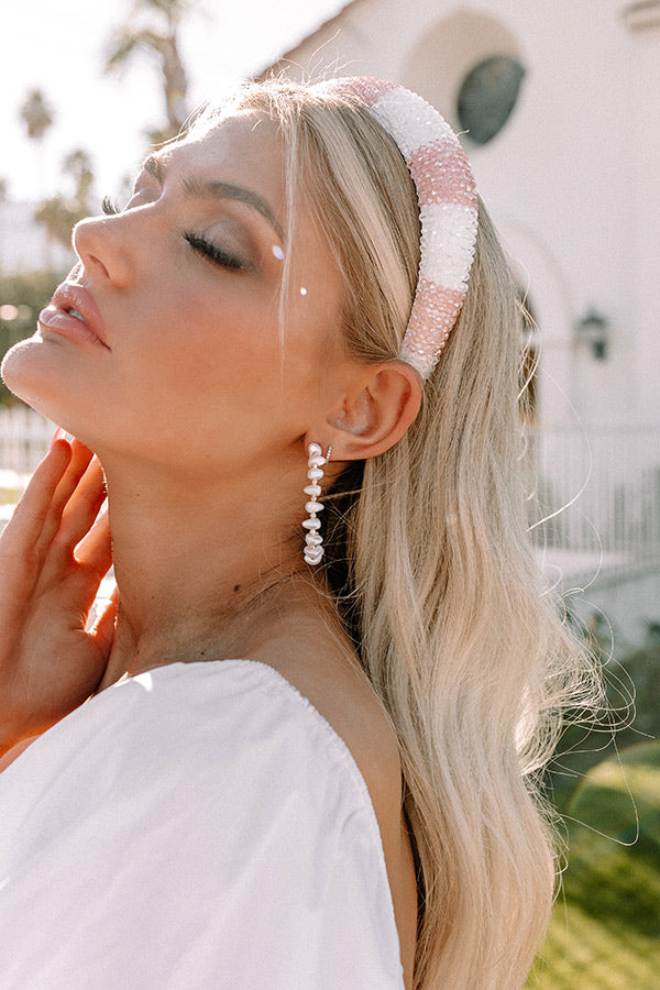 Sashay And Chardonnay Hoop Earrings