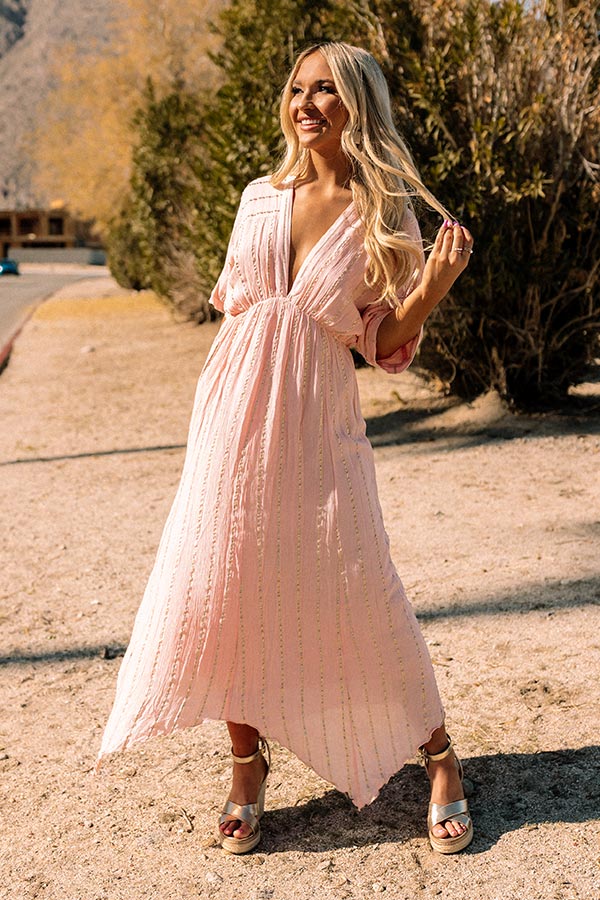 Huntington Beach Day Maxi In Pink