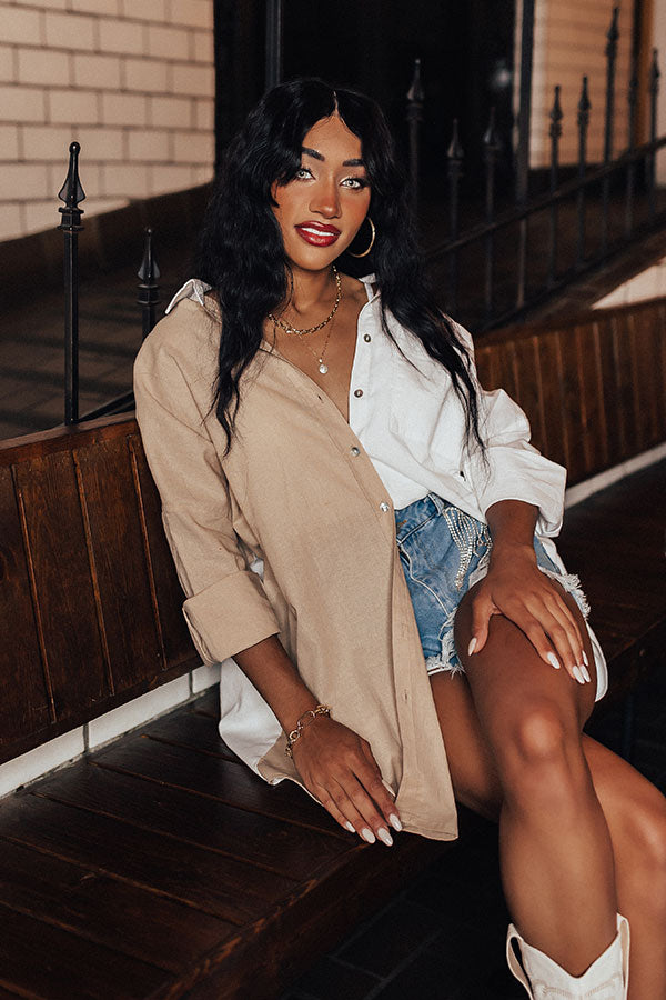 Charming Attitude Color Block Tunic Image - 1