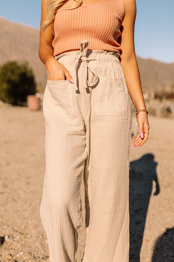 Shore House Pants In Beige