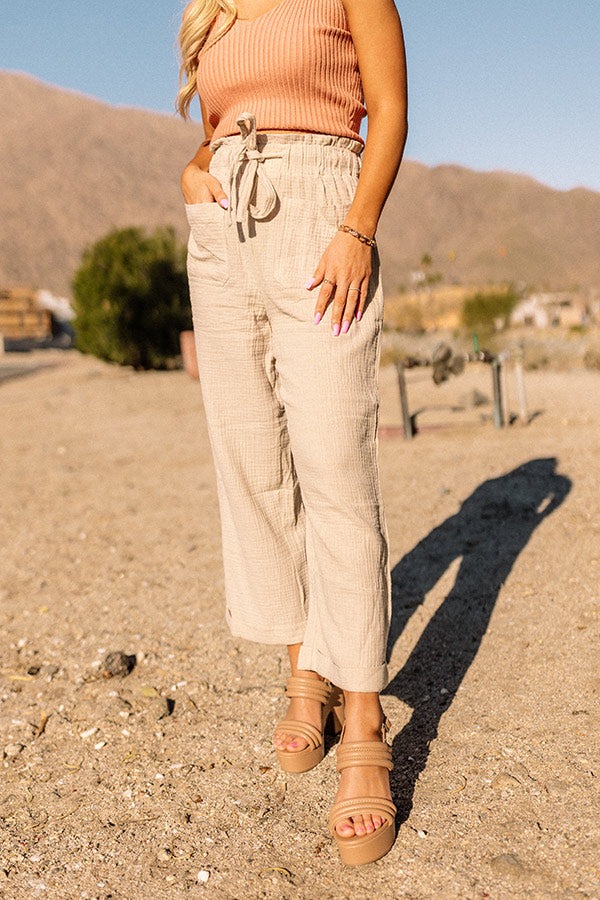 Shore House Pants In Beige