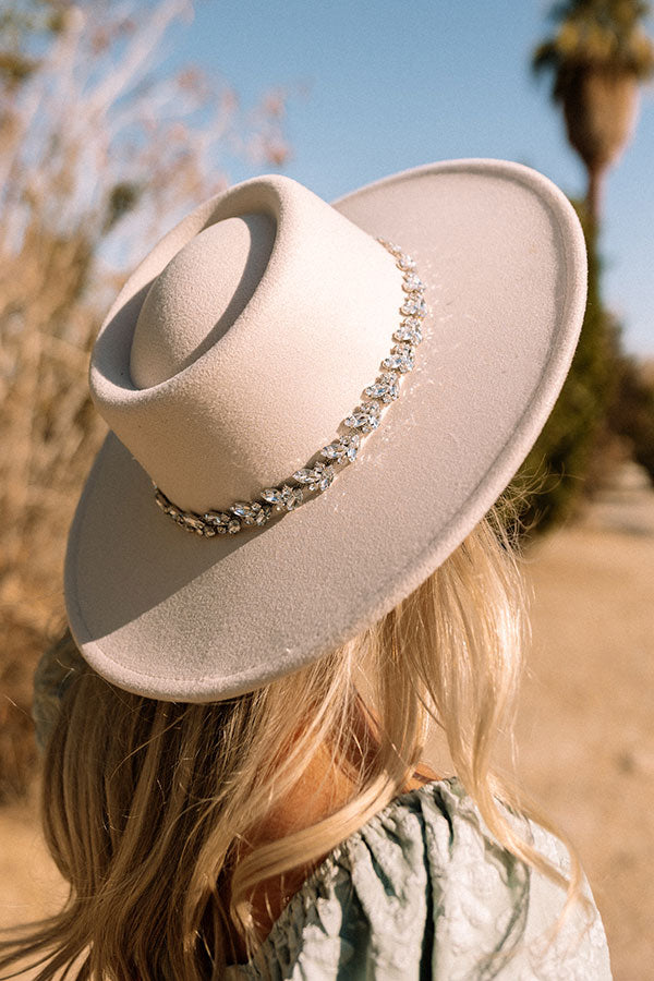 Recent Romance Felt Hat In Stone