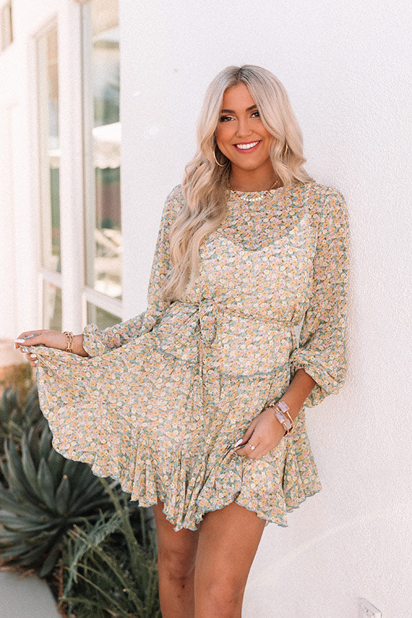 Made To Twirl Floral Dress In Aqua Impressions Online Boutique Made To Twirl Floral Dress In Aqua Impressions Online Boutique
