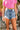 Just USA Astra High Waist Distressed Shorts In Medium Wash