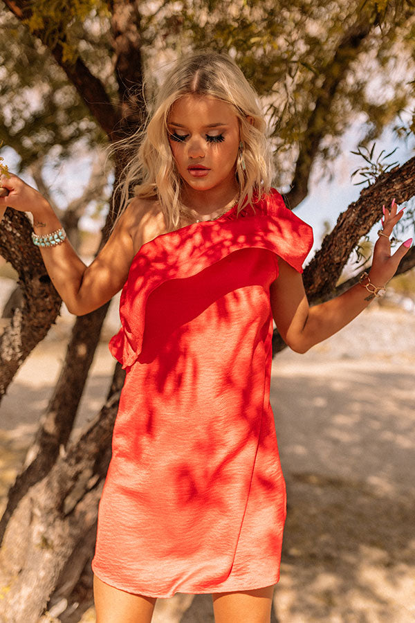 cue red dress Tessa Mini Dress Cue Allure