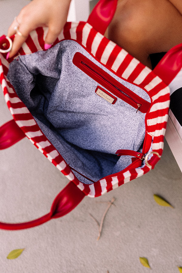 Yachty or Nice Striped Tote