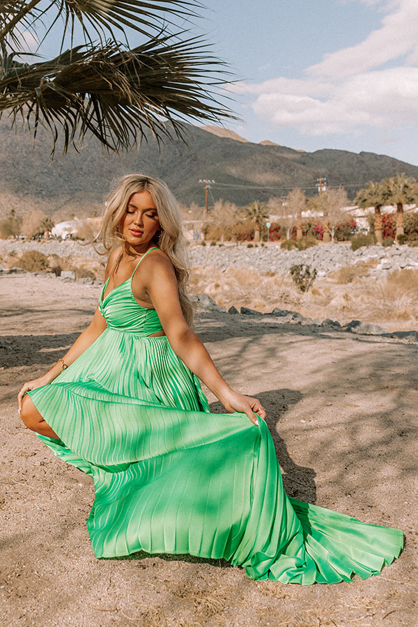 Take My Breath Away Satin Pleated Maxi In Kelly Green Impressions Online Boutique Take My Breath Away Satin Pleated Maxi In Kelly Green Impressions Online Boutique
