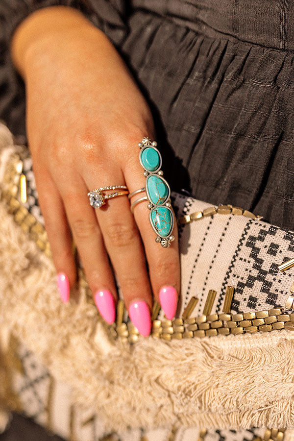 Belize Me Turquoise Ring